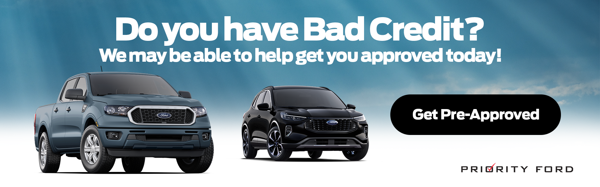 Worried about getting an auto loan? We'll help to get you approved!