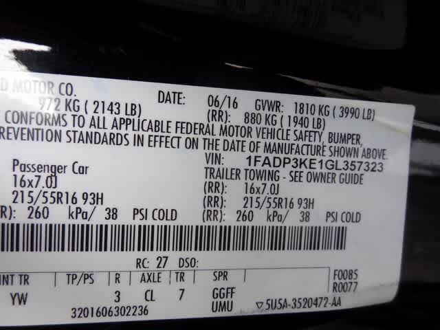 2016 Ford Focus SE