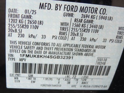 2025 Ford Explorer ST-Line