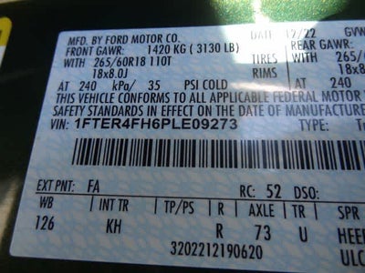2023 Ford Ranger Lariat