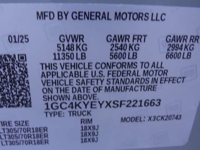 2025 Chevrolet Silverado 2500HD ZR2