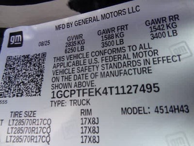 2026 Chevrolet Colorado ZR2