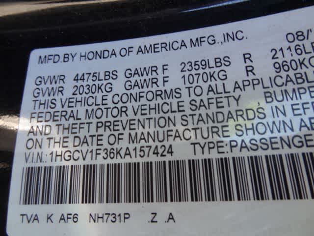 2019 Honda Accord Sedan Sport