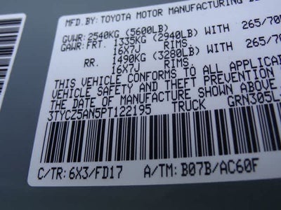 2023 Toyota Tacoma TRD Off Road