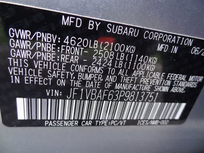 2023 Subaru WRX Premium
