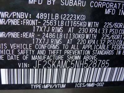 2022 Subaru Forester Wilderness