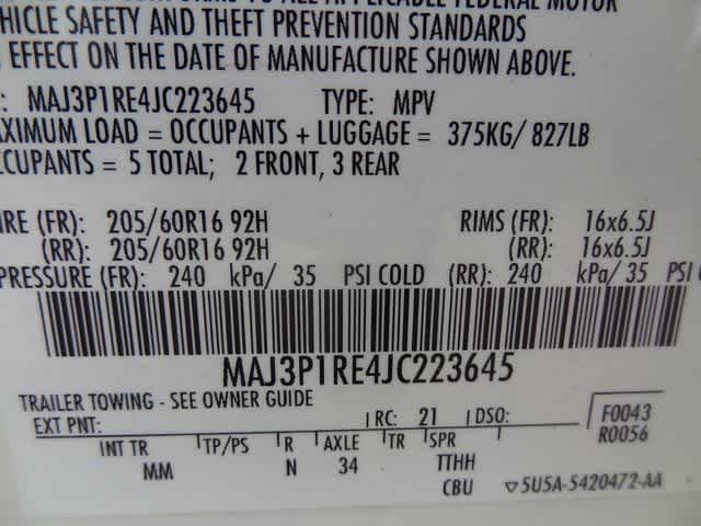 2018 Ford EcoSport S