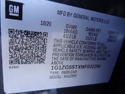 2021 Chevrolet Malibu RS