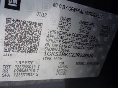 2018 GMC Yukon SLT
