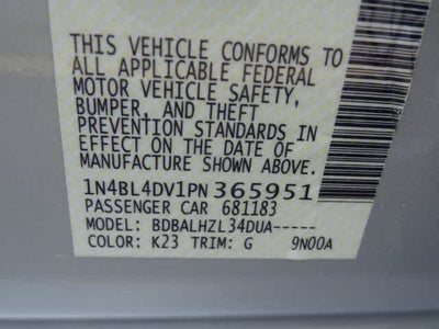 2023 Nissan Altima 2.5 SV
