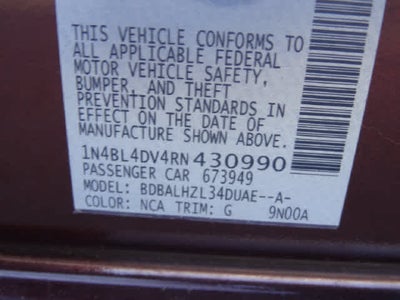 2024 Nissan Altima 2.5 SV