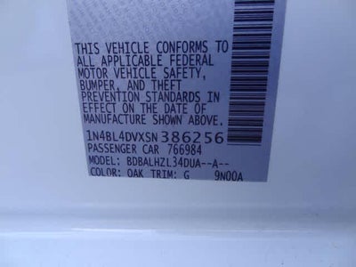 2025 Nissan Altima SV