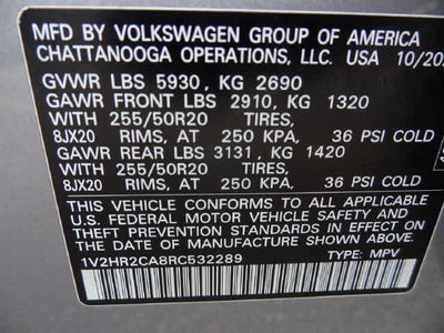 2024 Volkswagen Atlas 2.0T SE w/Technology