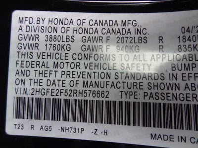 2024 Honda Civic Sport