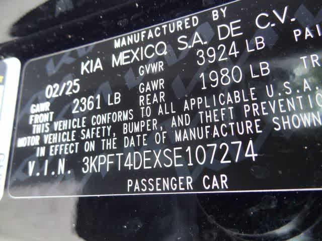 2025 Kia K4 LXS