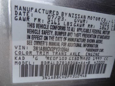 2023 Nissan Sentra SV