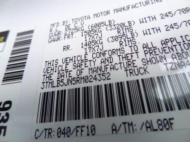 2024 Toyota Tacoma SR5