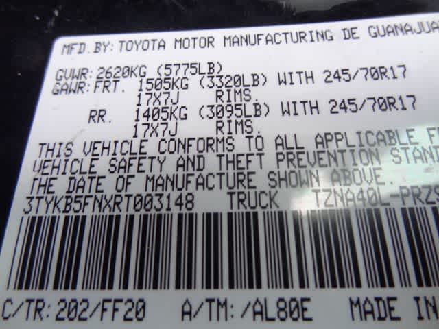 2024 Toyota Tacoma SR5