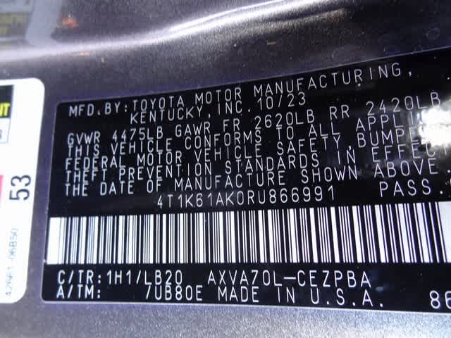 2024 Toyota Camry XSE