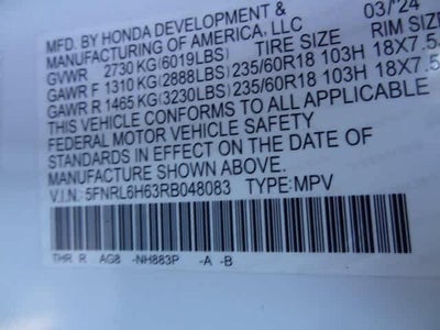 2024 Honda Odyssey EX-L