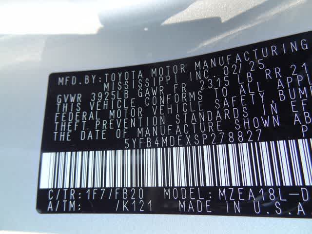 2025 Toyota Corolla LE