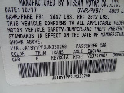 2018 INFINITI Q70L 3.7 LUXE