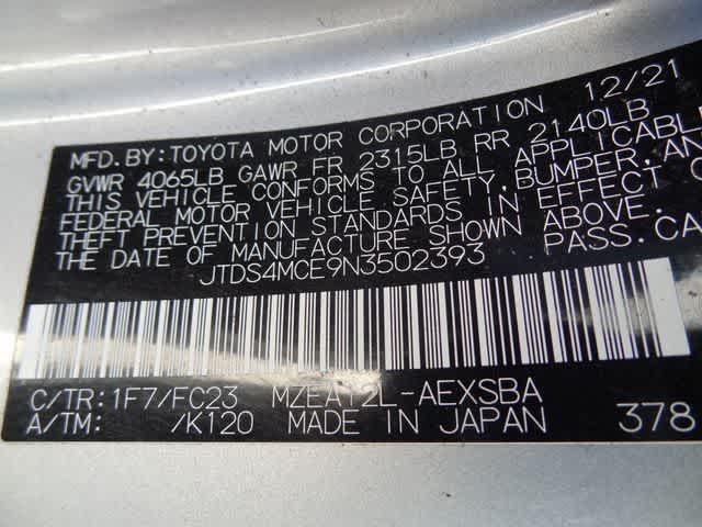 2022 Toyota Corolla SE