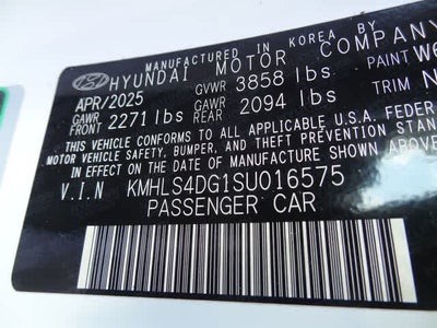 2025 Hyundai Elantra SEL Convenience