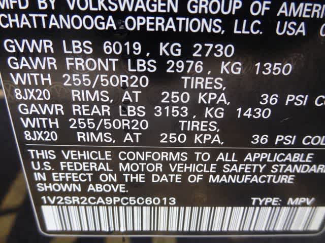 2023 Volkswagen Atlas 3.6L V6 SEL R-Line Black