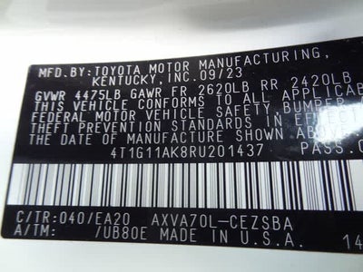 2024 Toyota Camry SE