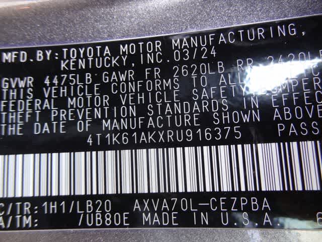 2024 Toyota Camry XSE