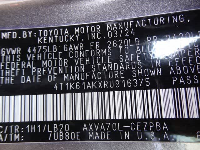 2024 Toyota Camry XSE