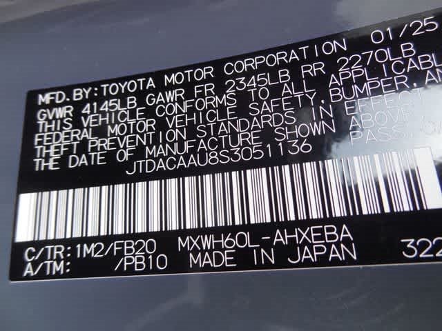 2025 Toyota Prius LE