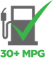 30+ MPG